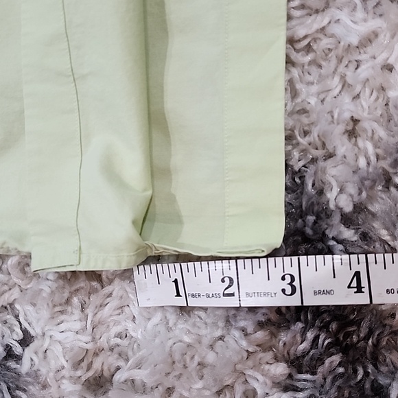 BANANA REPUBLIC MEN'S BUTTON DOWN SHORTS SLEEVE SIZE M ,LIGHT GREEN - Picture 7 of 9